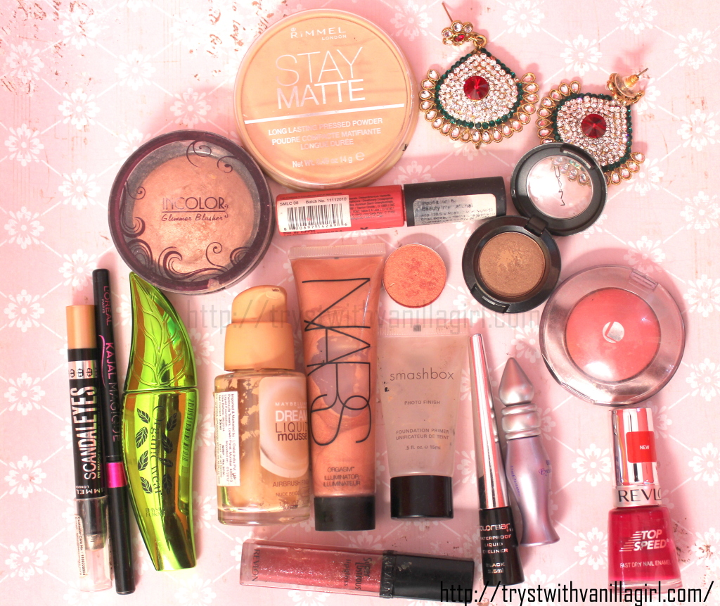 PRODUCTS -- USED FESTIVE INDIAN MAKEUP LOOK 2014 