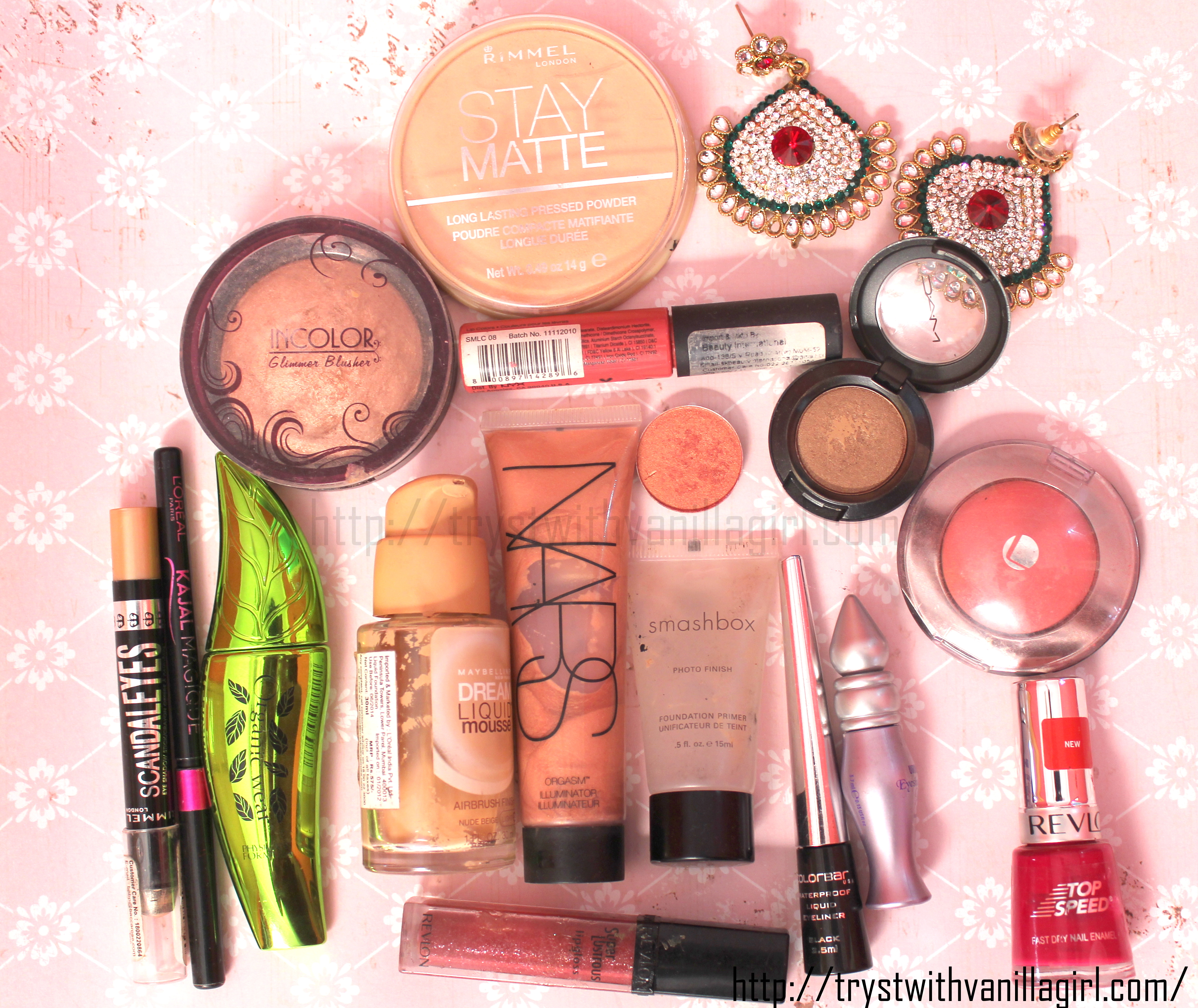 PRODUCTS -- USED FESTIVE INDIAN MAKEUP LOOK 2014