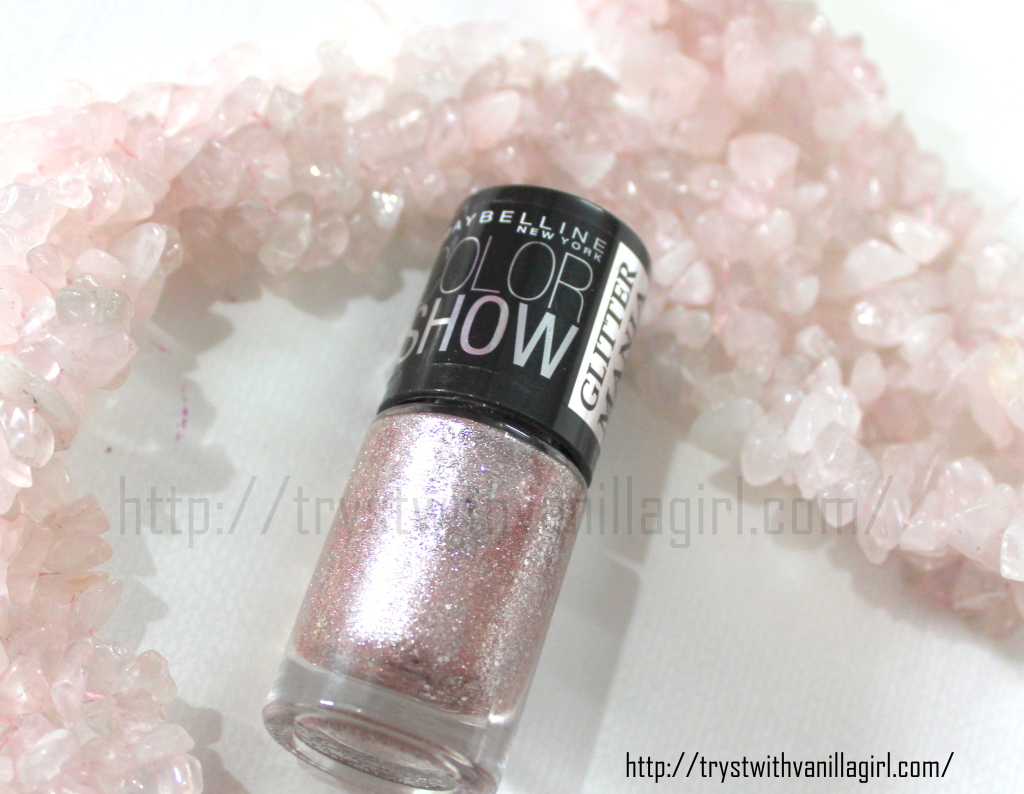 Maybelline Color Show Glitter Mania Pink Champagne Review