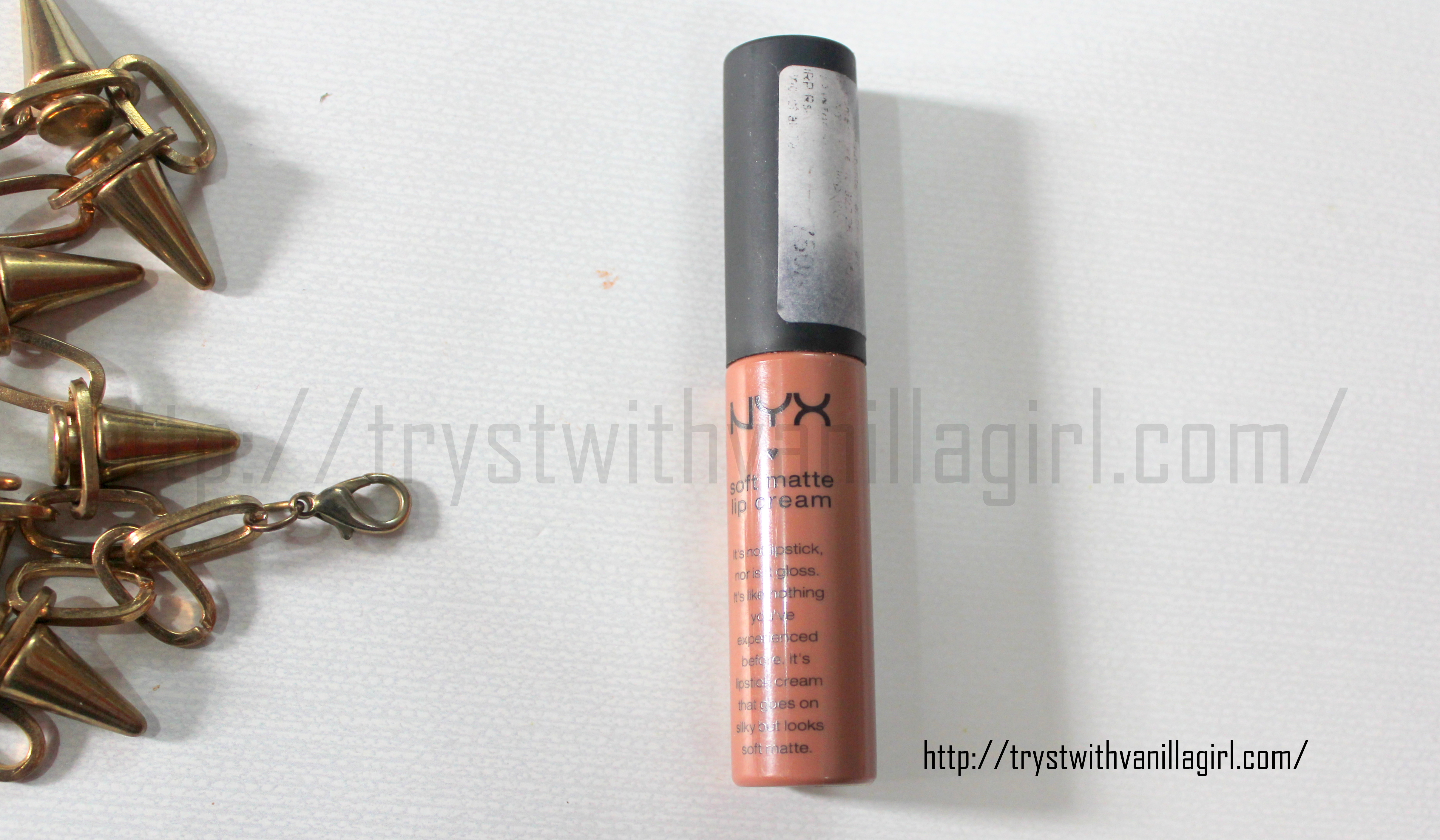 NYX SOFT MATTE LIP CREAM IN SHADE ABU DHABI REVIEW SWATCH