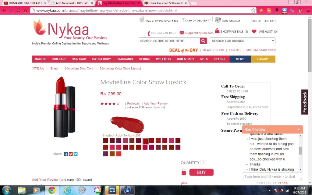 MAYBELLINE COLORSTAY LIPSTICKS NEW LAUNCHED
