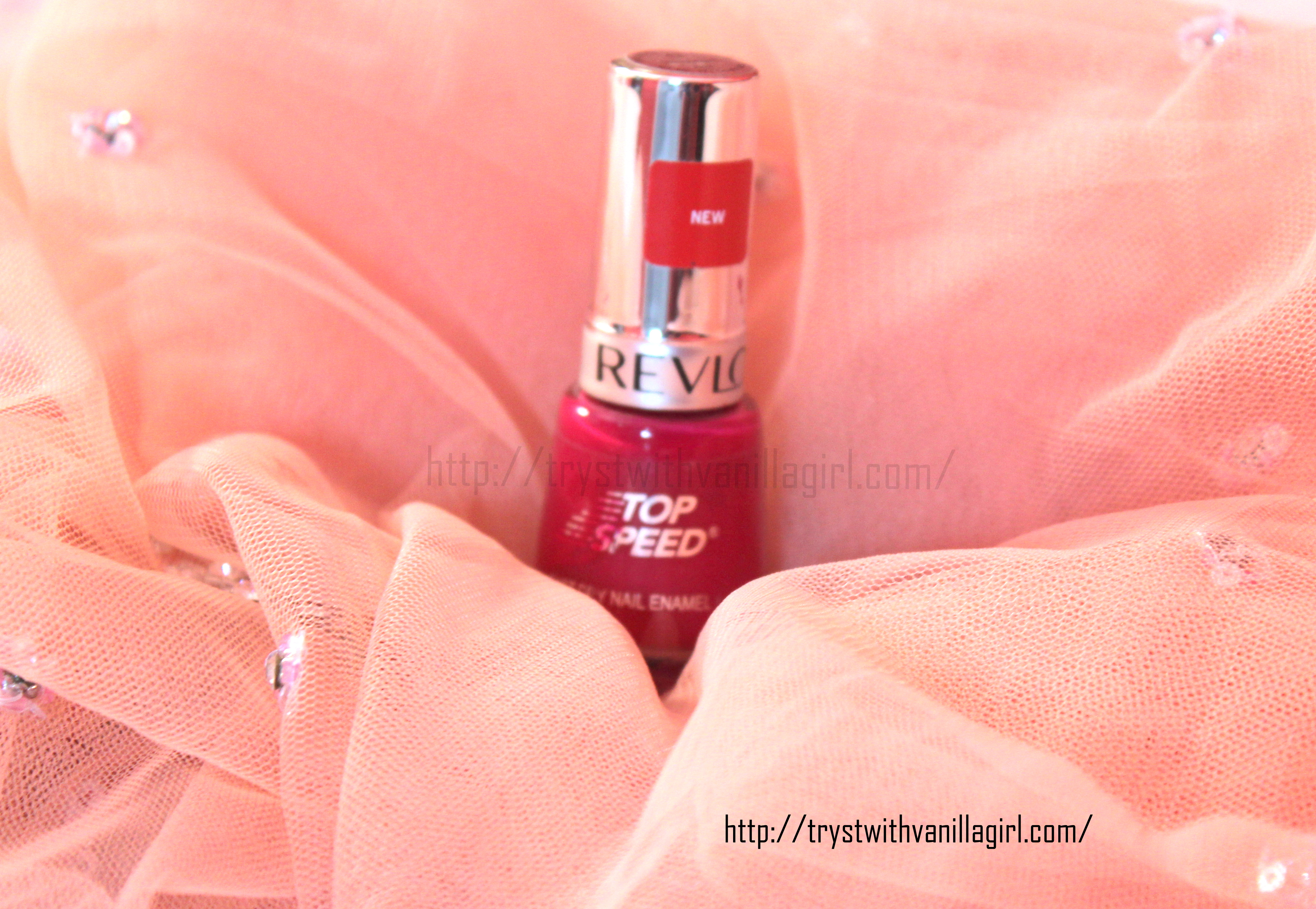 REVLON'S TOP SPEED NAIL ENAMEL IN VINTAGE