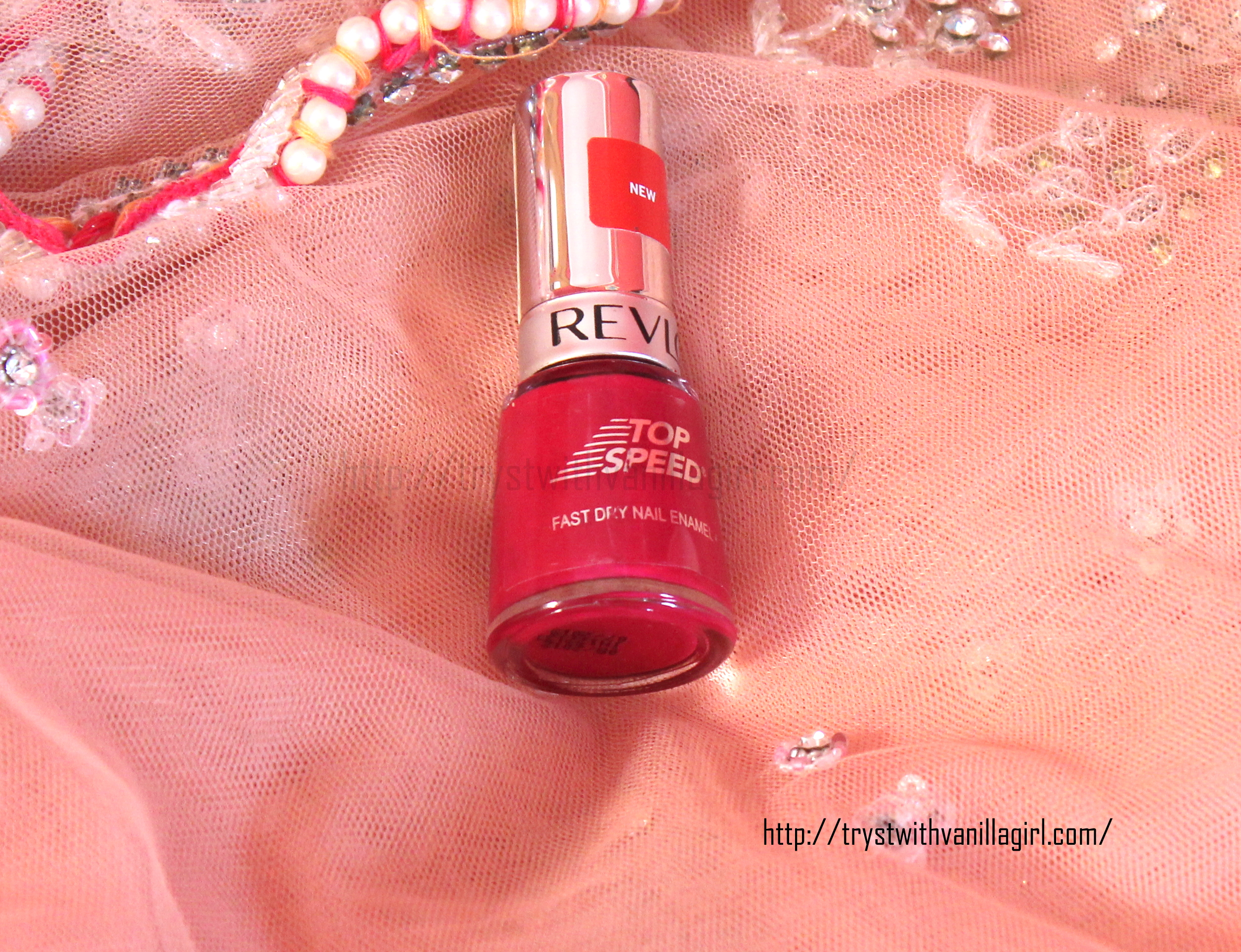 REVLON'S TOP SPEED NAIL ENAMEL IN VINTAGE