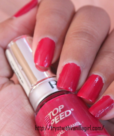 REVLON TOPSPEED NAIL ENAMEL VINTAGE 13 REVIEW