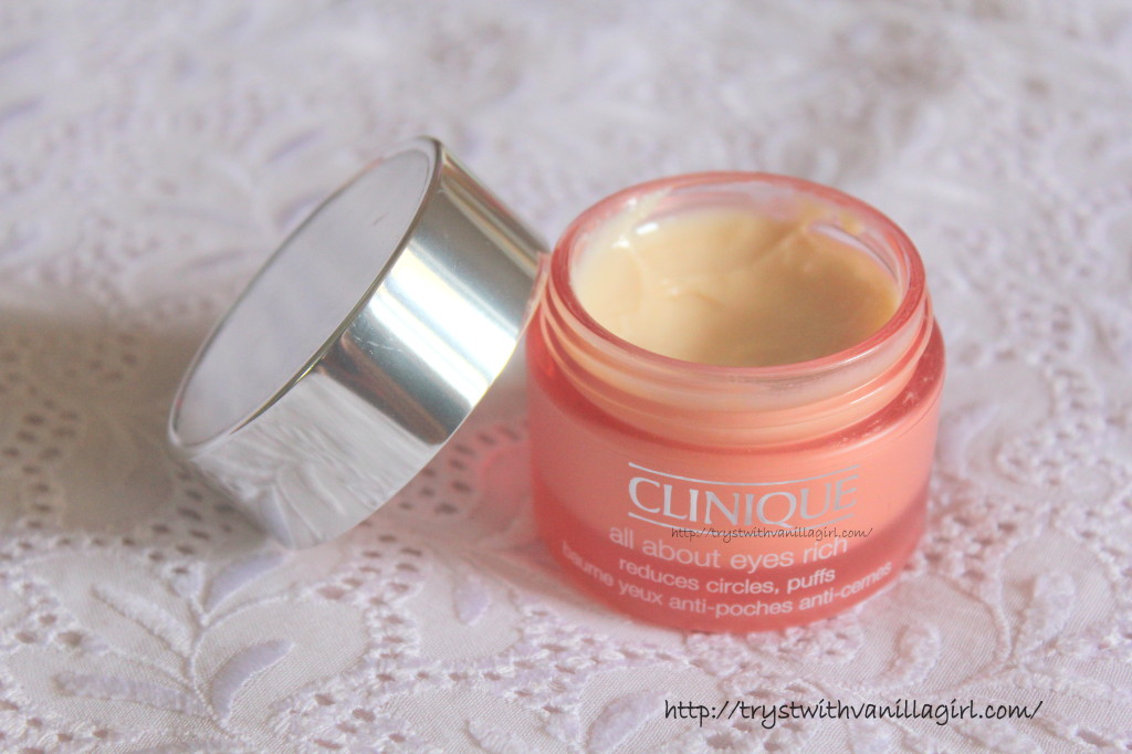 CLINIQUE ALL ABOUT EYES RICH REVIEW