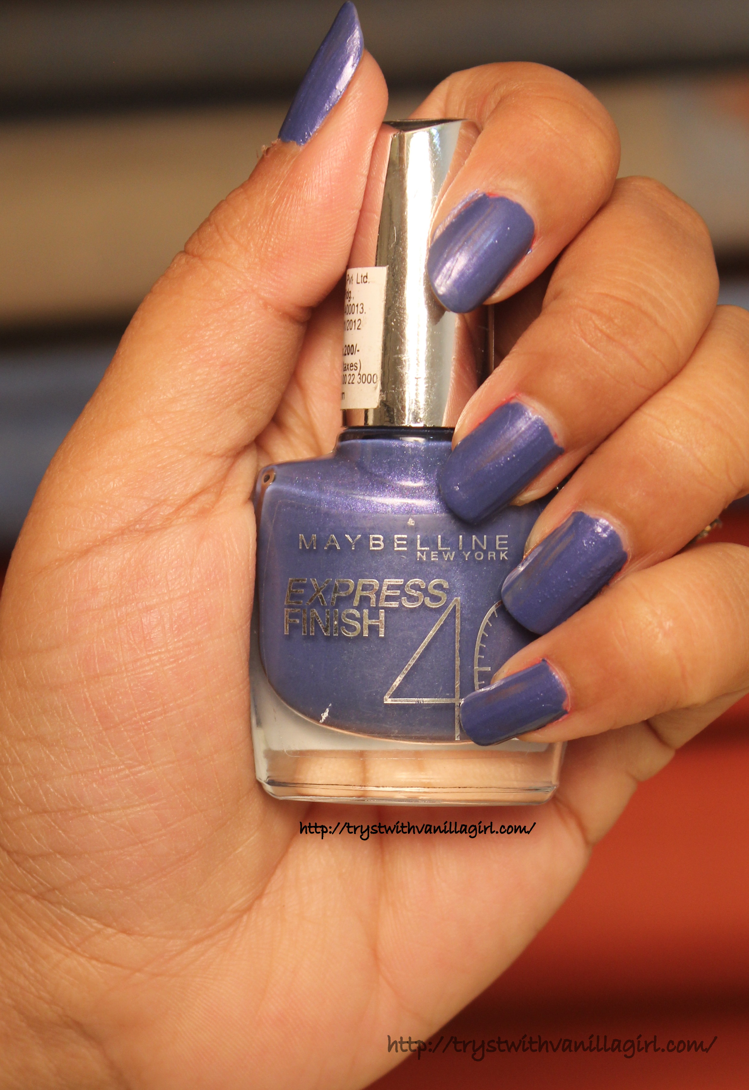 MAYBELLINE EXPRESS FINISH EXOTIC VIOLET REVIEW