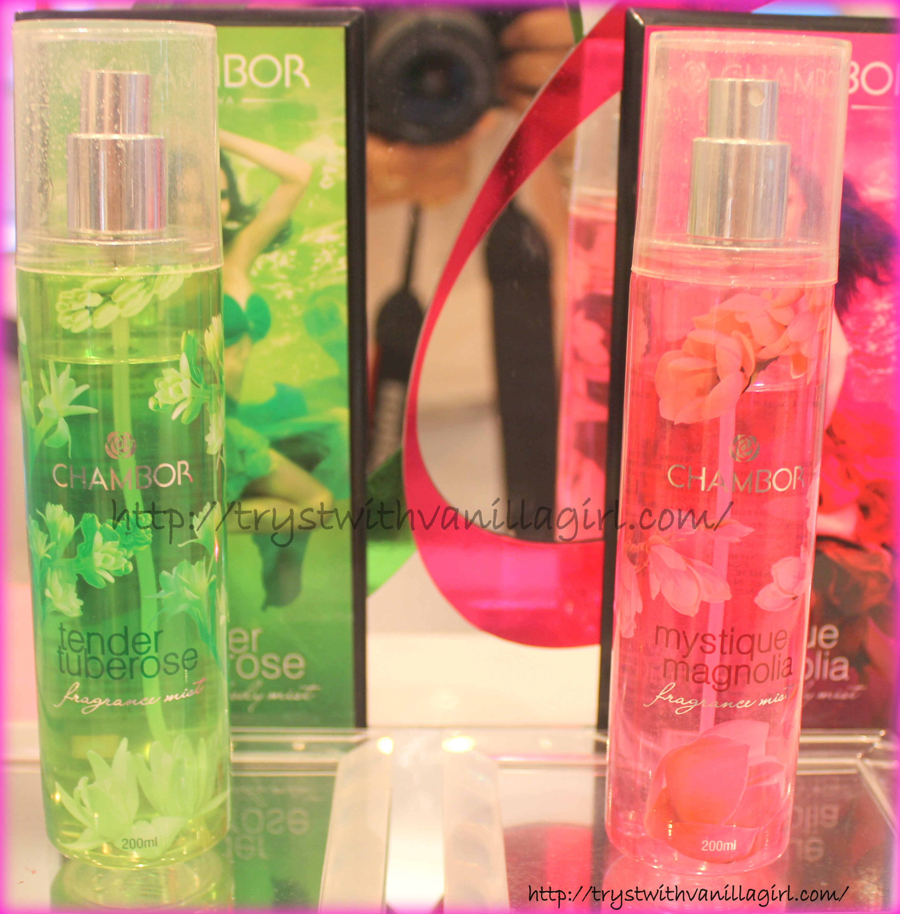 NEW LAUNCH CHAMBOR THE FRAGRANCE BODY MISTS