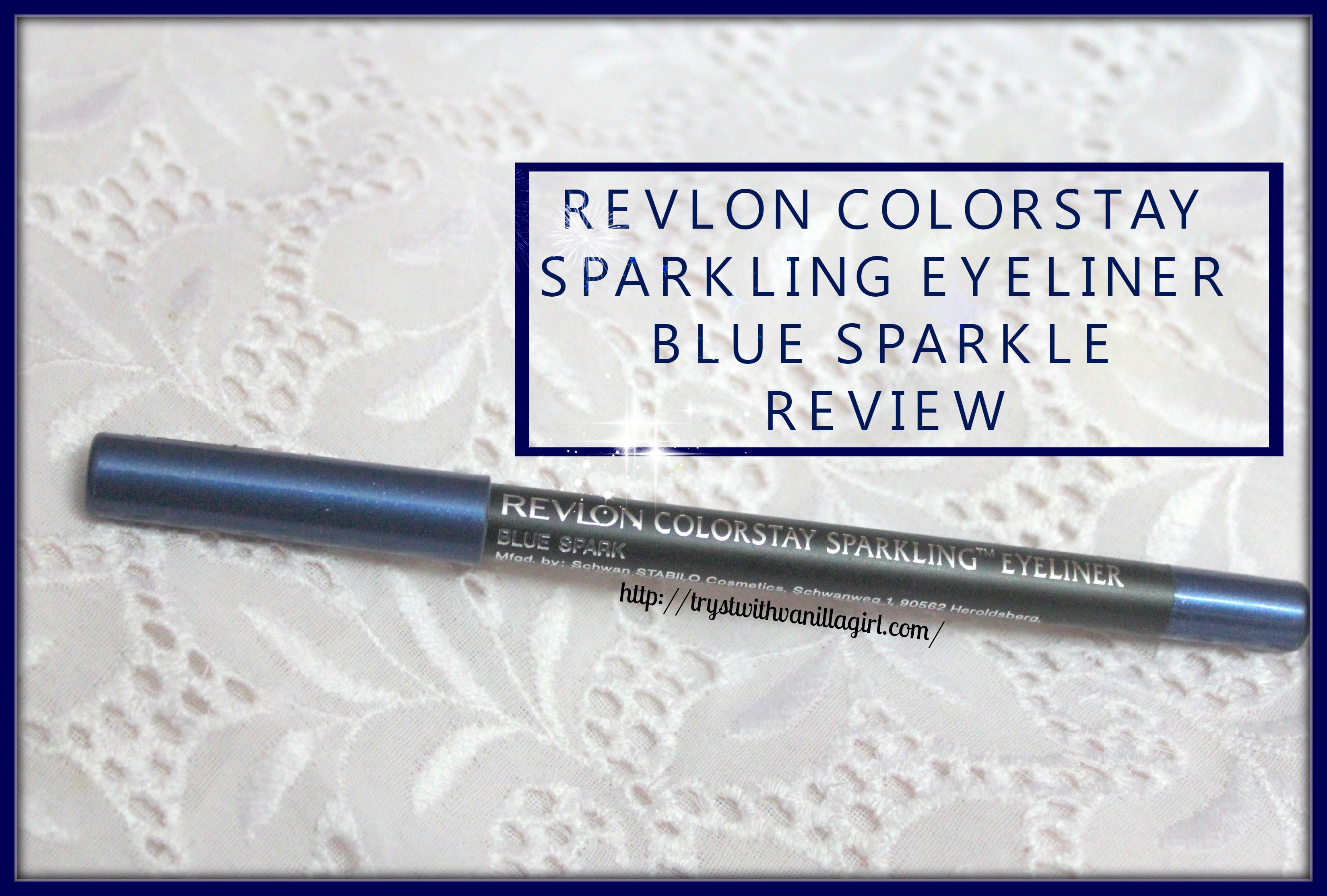REVLON COLORSTAY SPARKLING EYELINER BLUE SPARKLE REVIEW