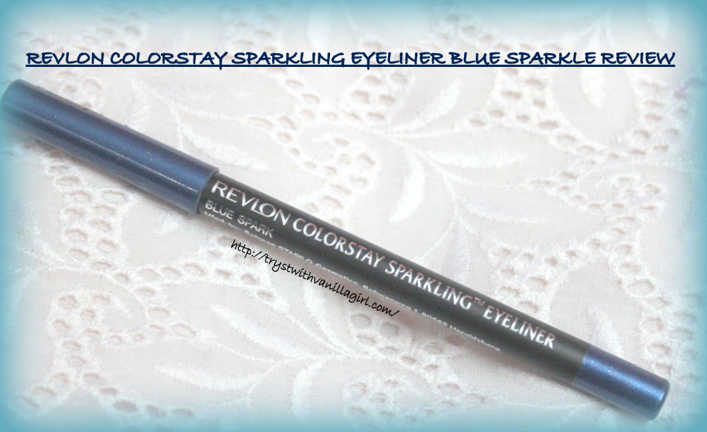 REVLON COLORSTAY SPARKLING EYELINER BLUE SPARKLE REVIEW