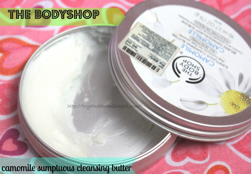 THE BODYSHOP CAMOMILE SUMPTUOUS CLEANSING BUTTER REVIEW