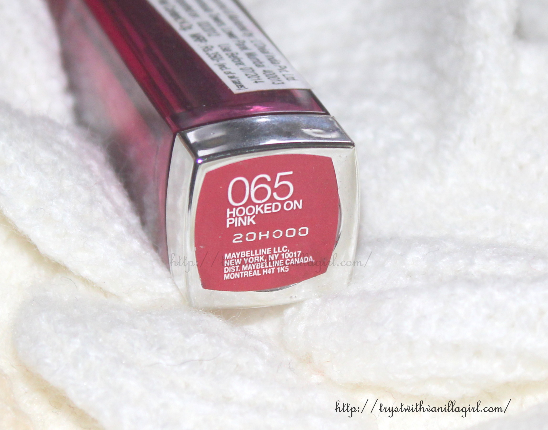 Maybelline ColorSensational Lipstick Hooked on Pink Review