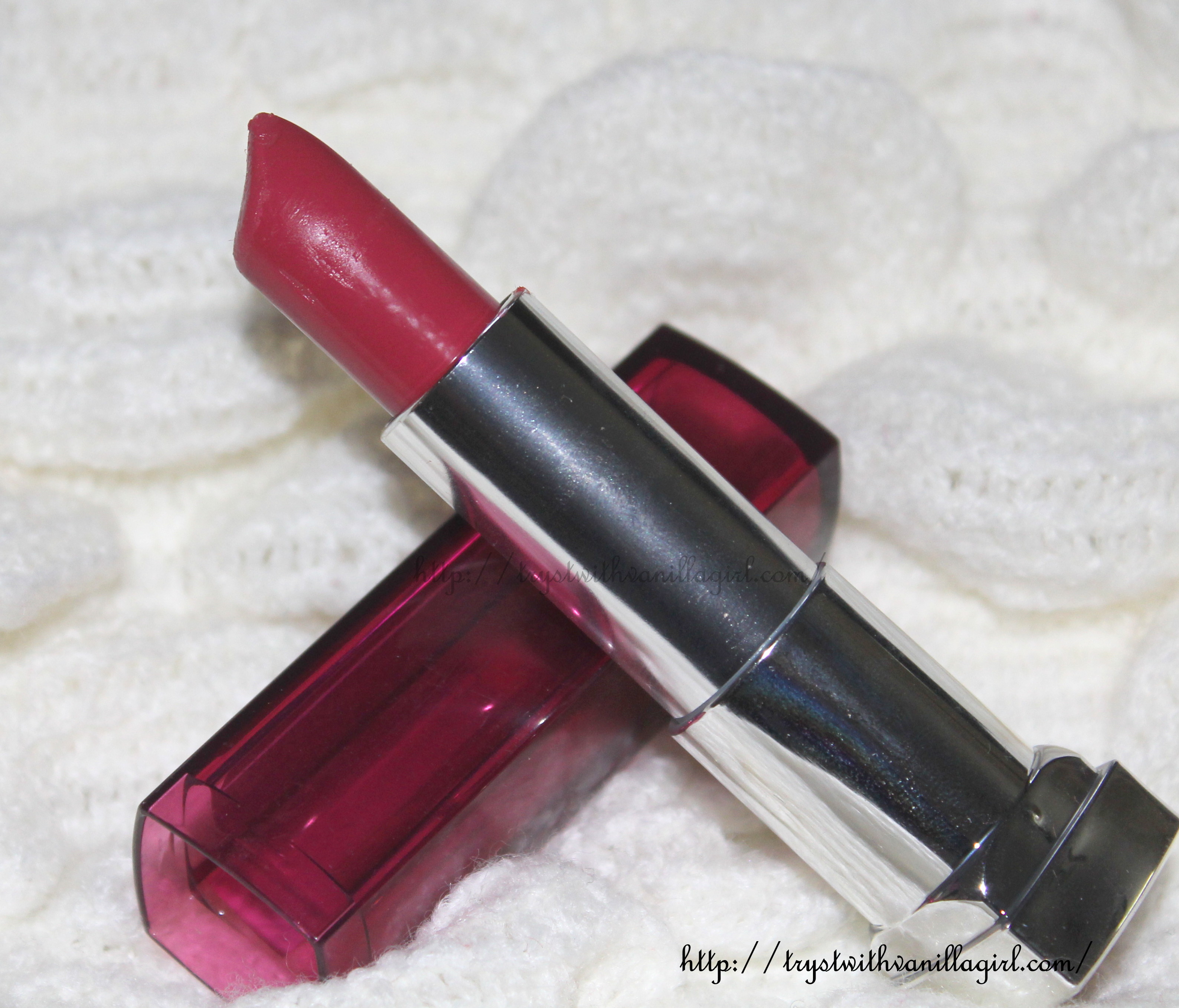 Maybelline ColorSensational Lipstick Hooked on Pink Review