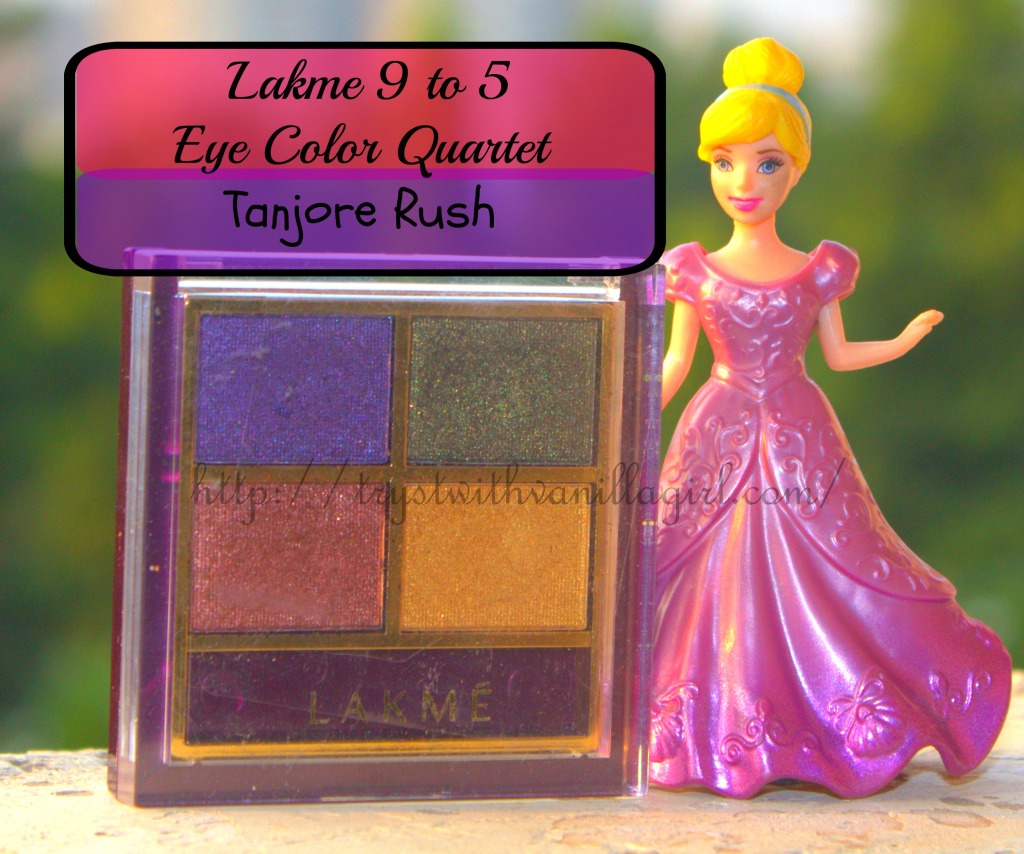 Lakme 9 to 5 Eye Color Quartet Tanjore Rush Review