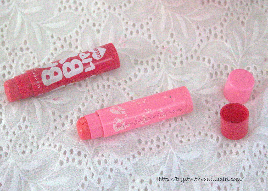 MAYBELLINE BABY LIPS PINK LOLITA,BERRY CRUSH Review