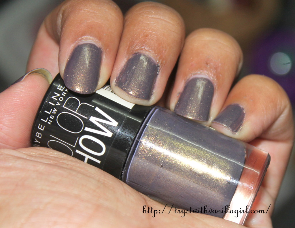 MAYBELLINE COLOR SHOW NAIL POLISH BURIED TREASURE Review