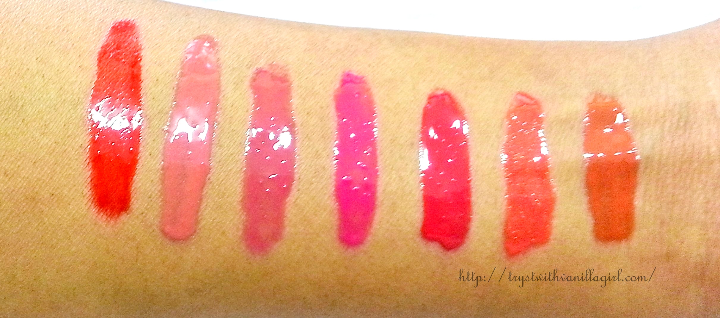 NEW ColorBar Sheer Glass LipGloss Swatches