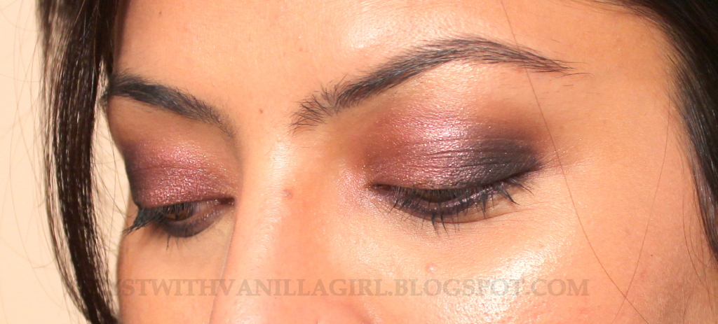 MAYBELLINE COLOR TATTOO EYE SHADOW POMEGRANATE PUNK Review,EOTD,Photos