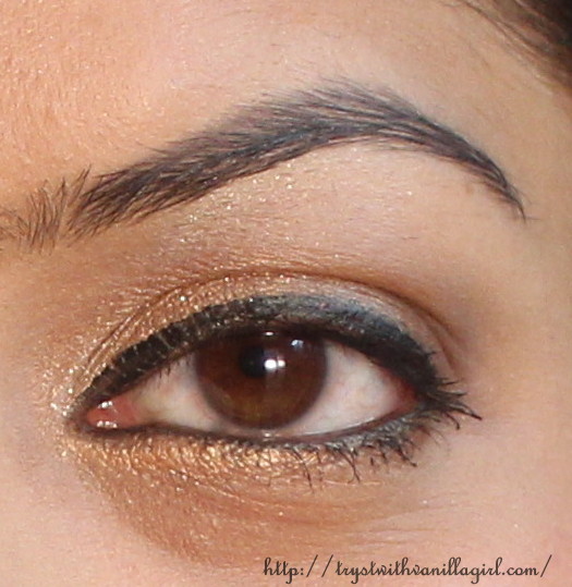 Maybelline Eyestudio Diamond Glow EyeColor Pallet Copper Brown Review,Swatches,Photos,EOTD
