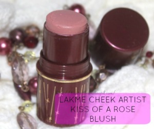 Lakme Fantasy Collection Cheek Artist Kiss of A Rose Blush Review