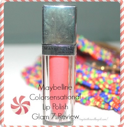 Maybelline Colorsensational Lip Polish Glam 7 Review,Swatch,Photos