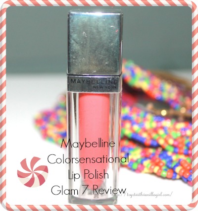 Maybelline Colorsensational Lip Polish Glam 7 Review,Swatch,Photos