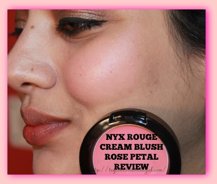 NYX Rouge Cream Blush Rose Petal Review,Swatch,Photos
