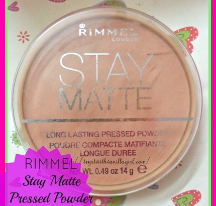 Rimmel London Stay Matte Pressed Powder Review,Swatch,Price in India