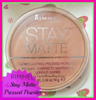 Rimmel London Stay Matte Pressed Powder Review,Swatch,Price in India