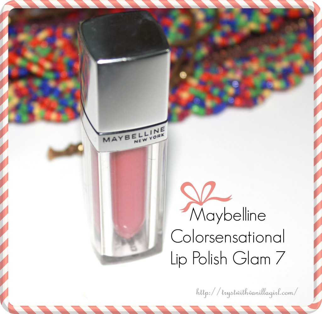  Maybelline Colorsensational Lip Polish Glam 7 Review,Swatch,Photos