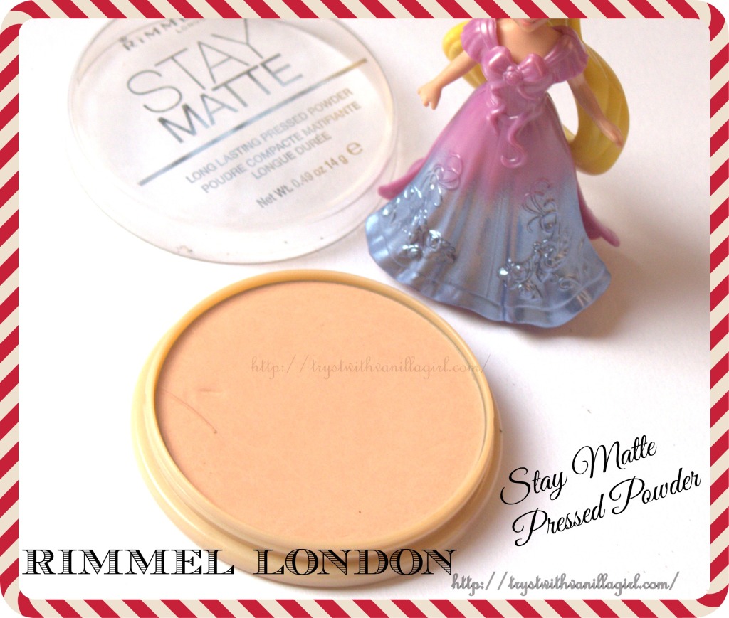 Rimmel London Stay Matte Pressed Powder Review,Swatch,Price in India