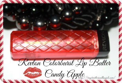 Revlon ColorBurst Lip Butter Candy Apple Review,Swatch,Photos