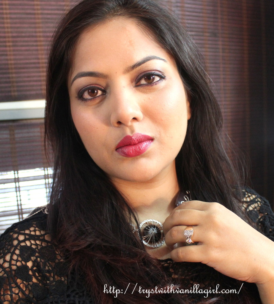 Lakme Fantasy Collection Cheek Artist Kiss of A Rose Blush Review,Swatch,FOTD