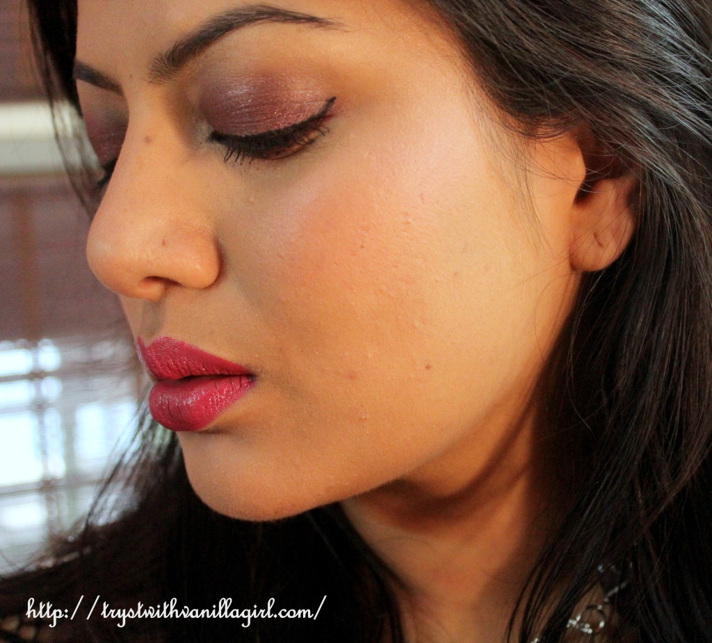Lakme Fantasy Collection Cheek Artist Kiss of A Rose Blush Review,Swatch,FOTD