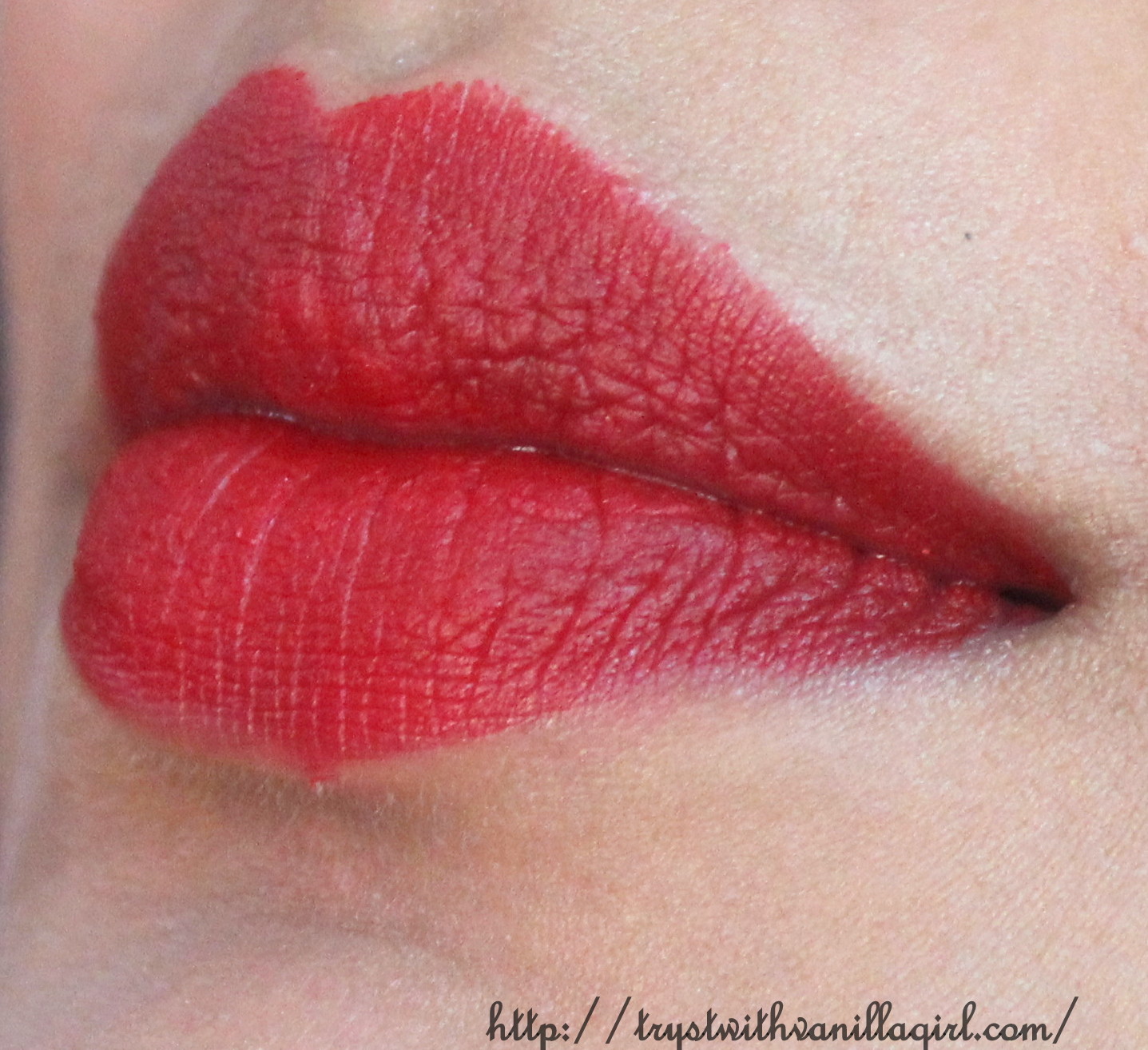 MAC Retro Matte Lipstick Ruby Woo Review,Swatch,Photos