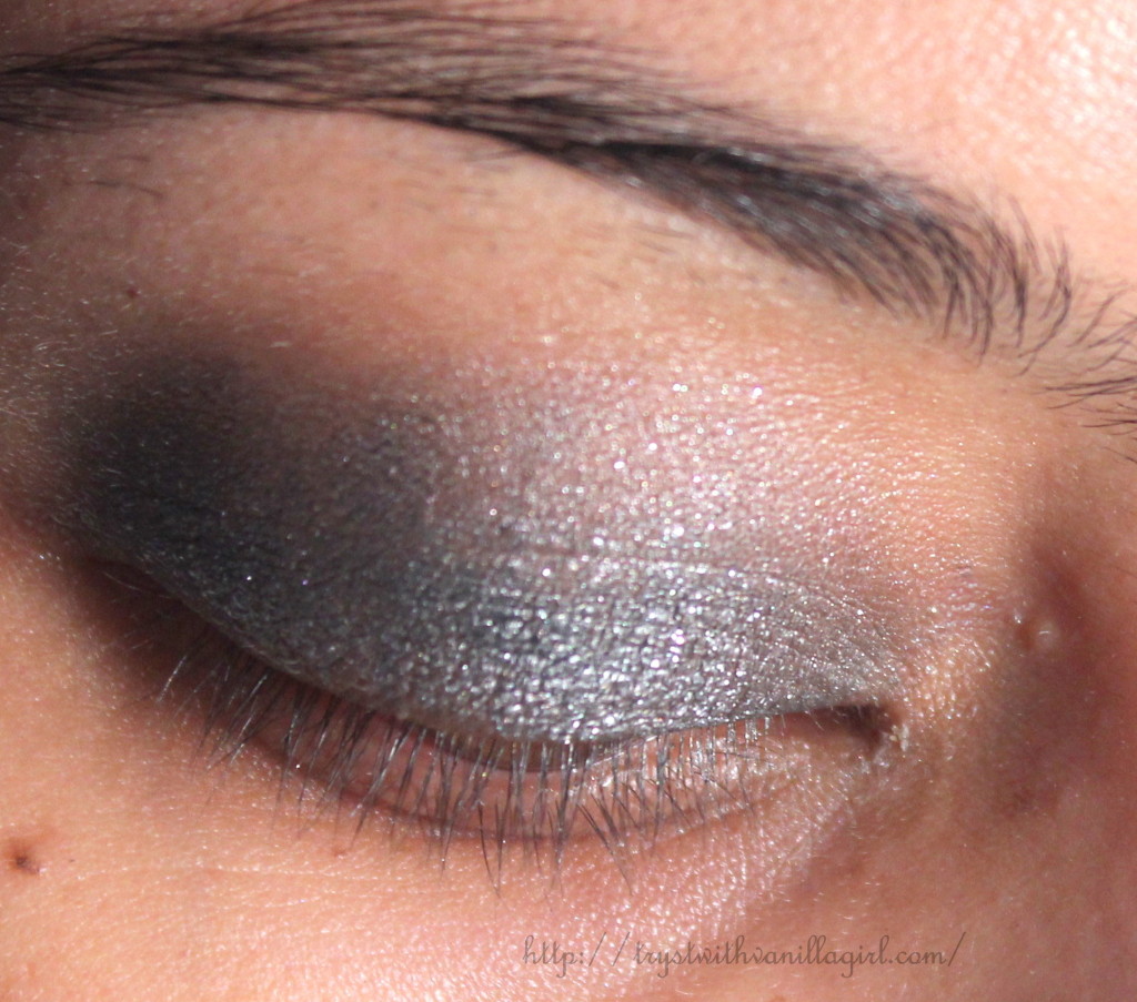 Maybelline Color Tattoo Eye Shadow Audacious Asphalt Review,Swatch,Photos,EOTD