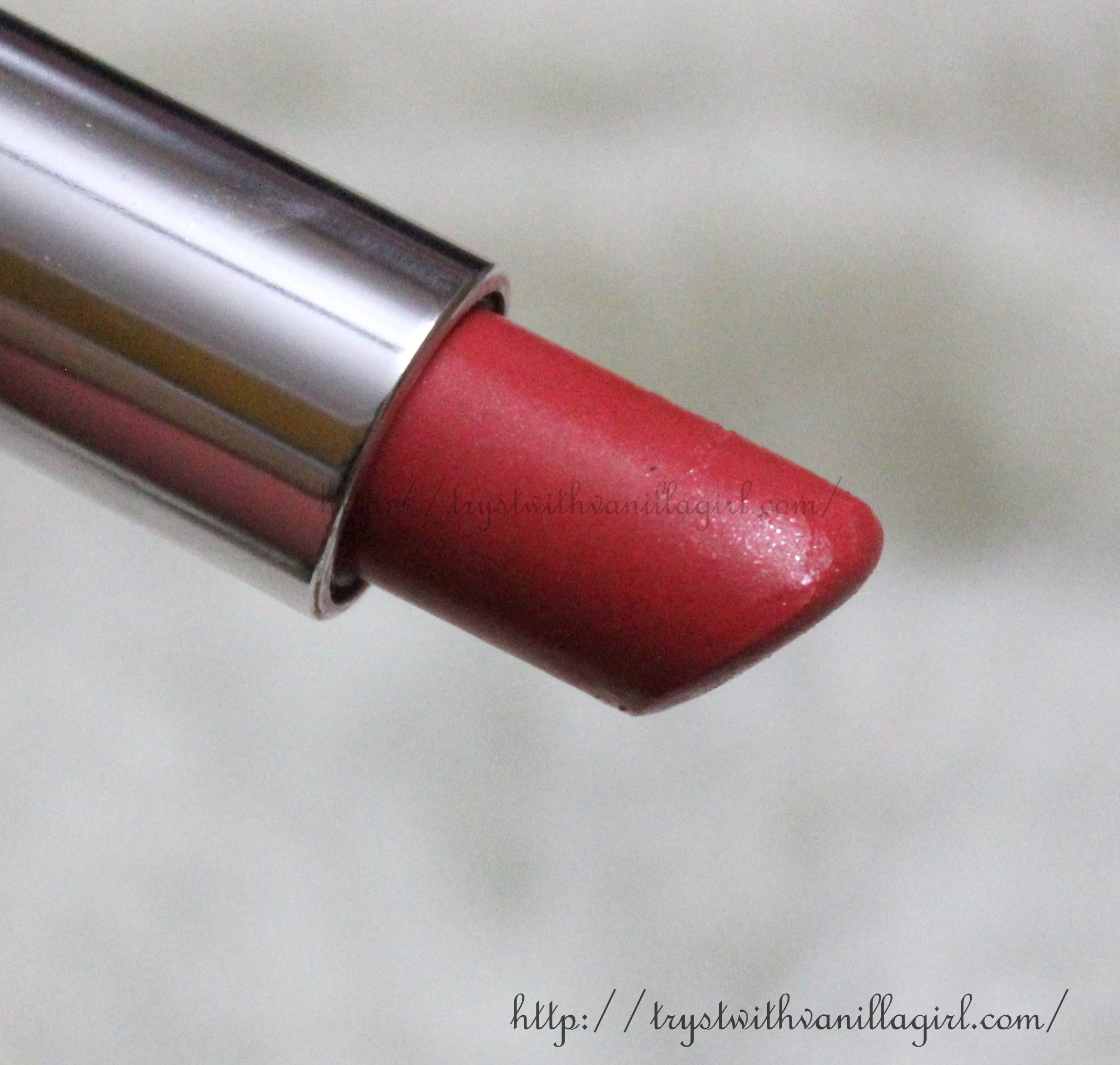 Maybelline Colorsensational High Shine Lipstick Coral Lustre Review