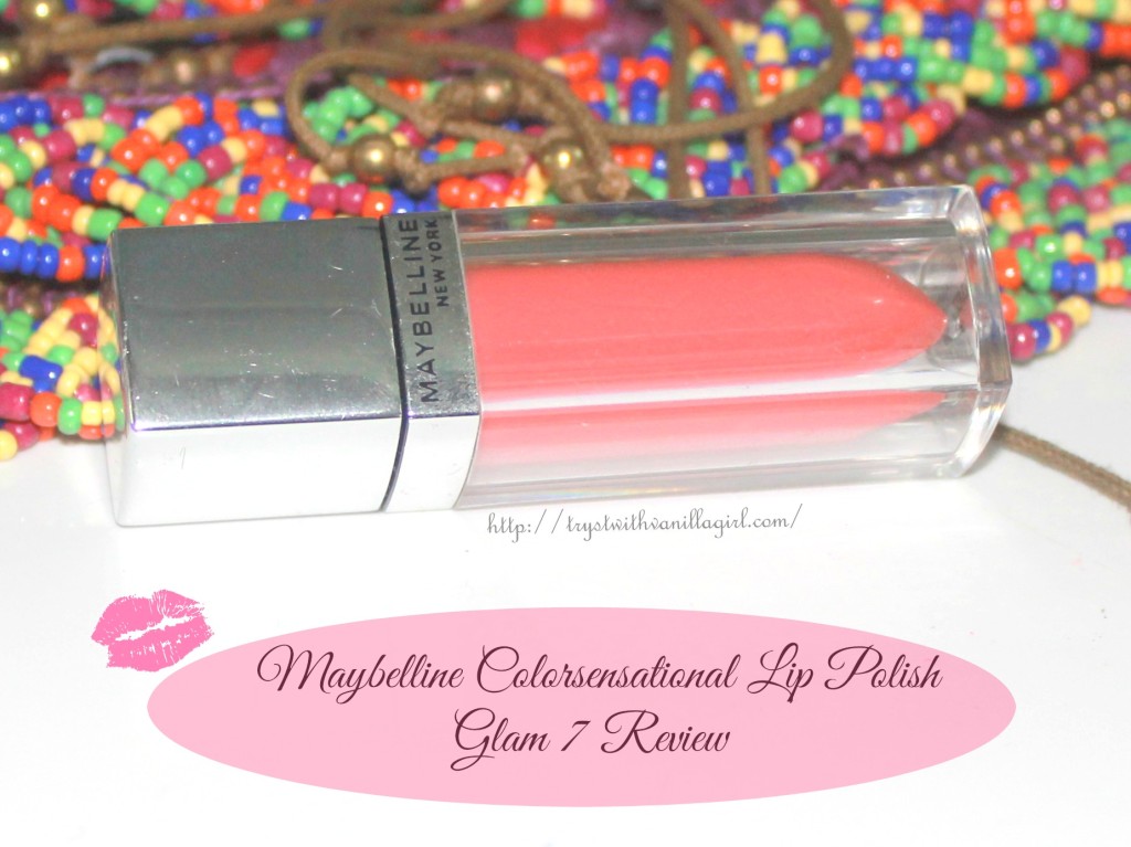  Maybelline Colorsensational Lip Polish Glam 7 Review,Swatch,Photos