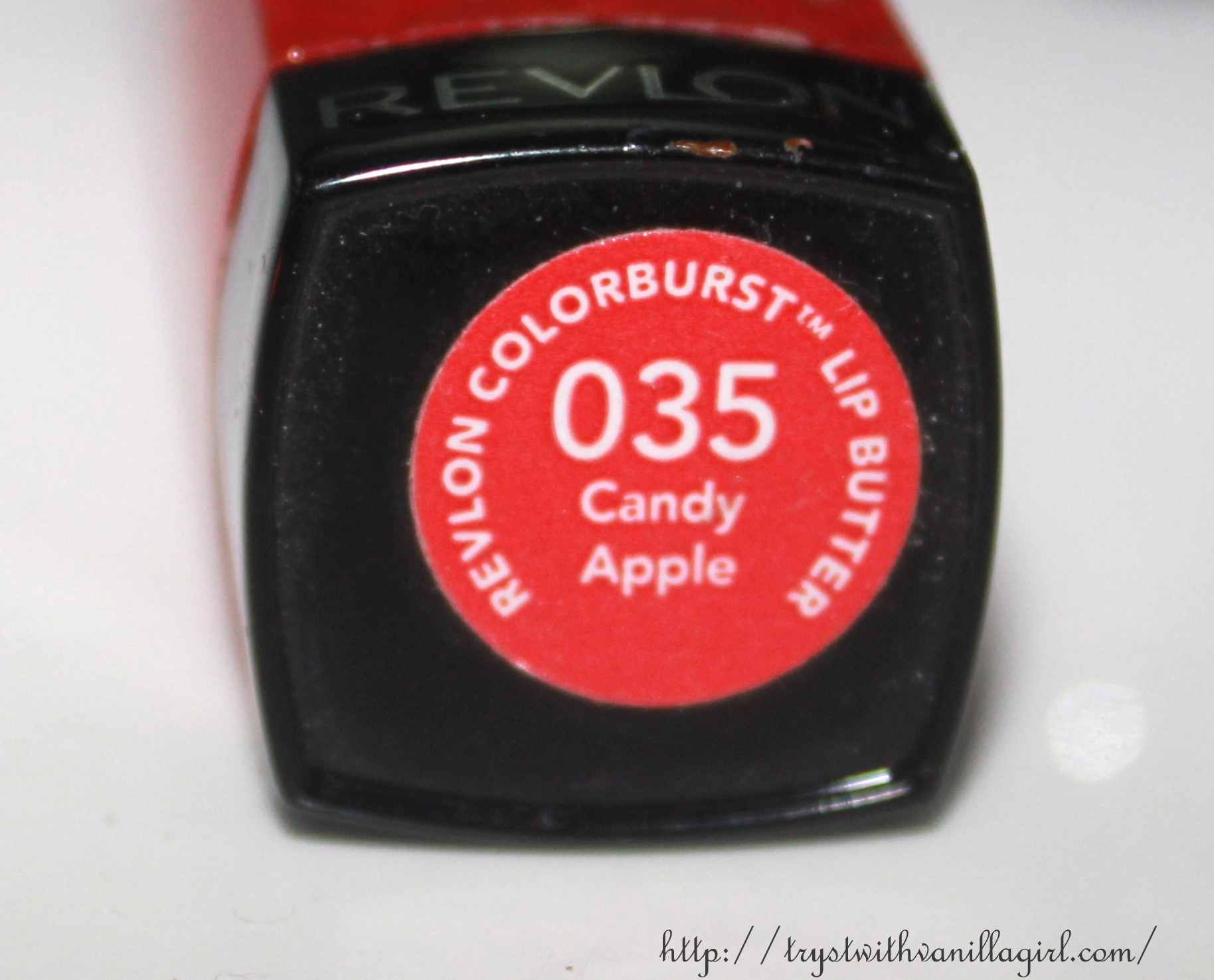 Revlon ColorBurst Lip Butter Candy Apple Review,Swatch,Photos