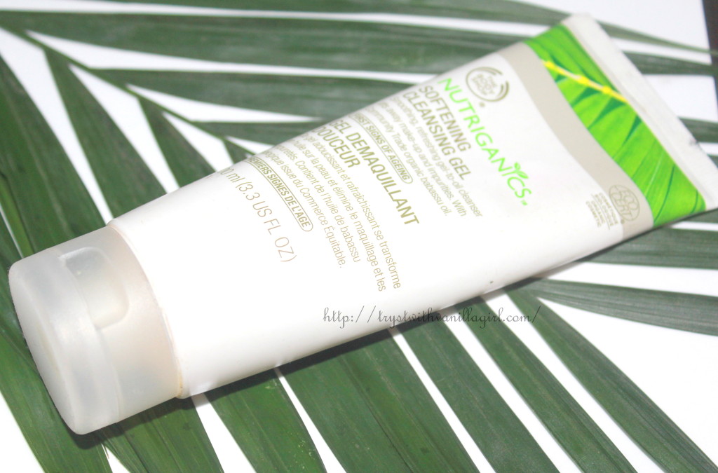 The Body Shop Nutriganics Softening Cleansing Gel Review,December Beauty Favorites