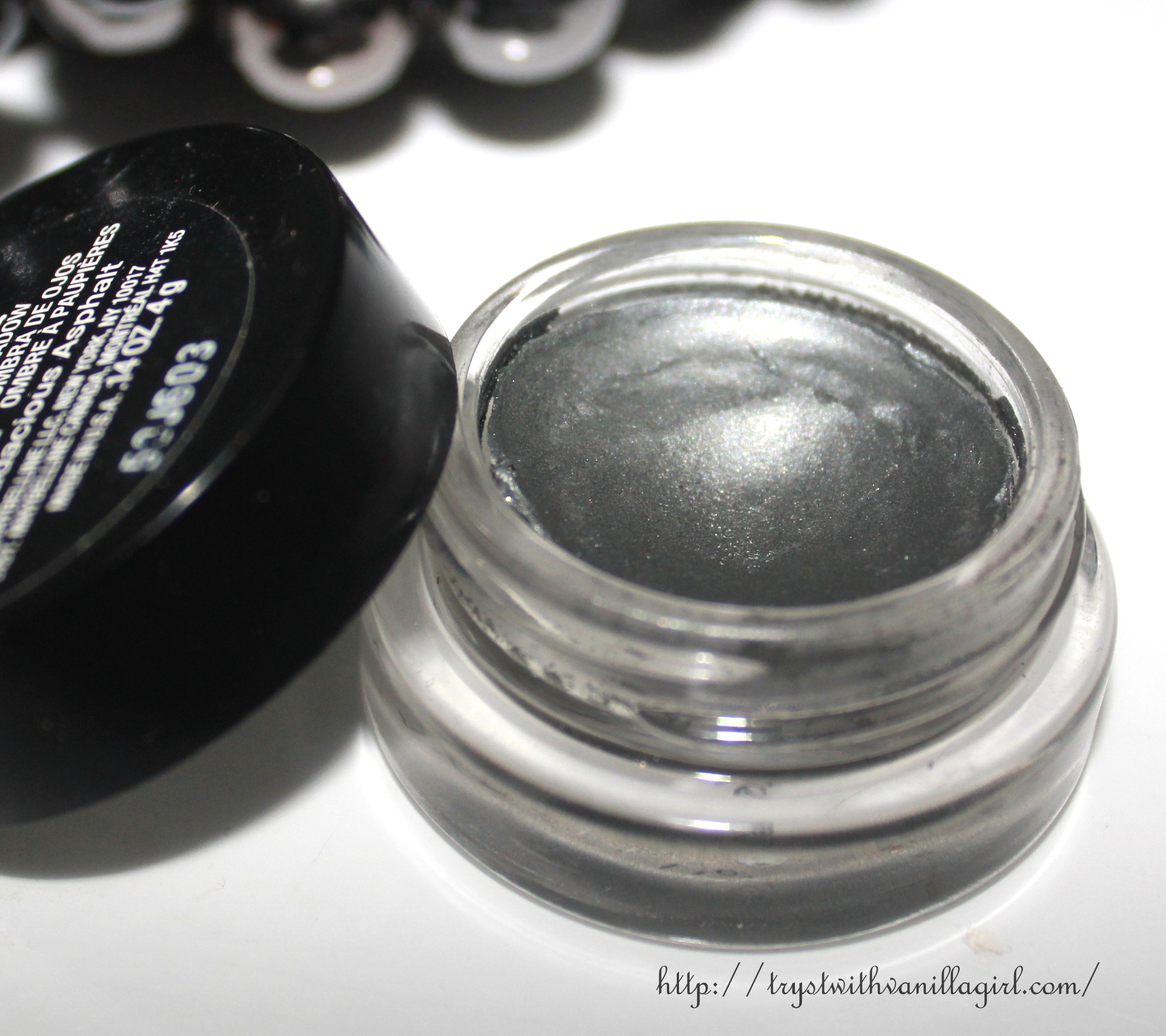 Maybelline Color Tattoo Eye Shadow Audacious Asphalt Review,Swatch,Photos