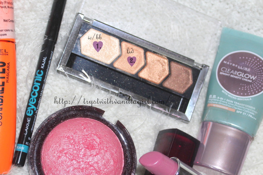 Affordable Fresh Dewy Everyday Makeup , Maybelline Diamond Glow Palette Copper Brown