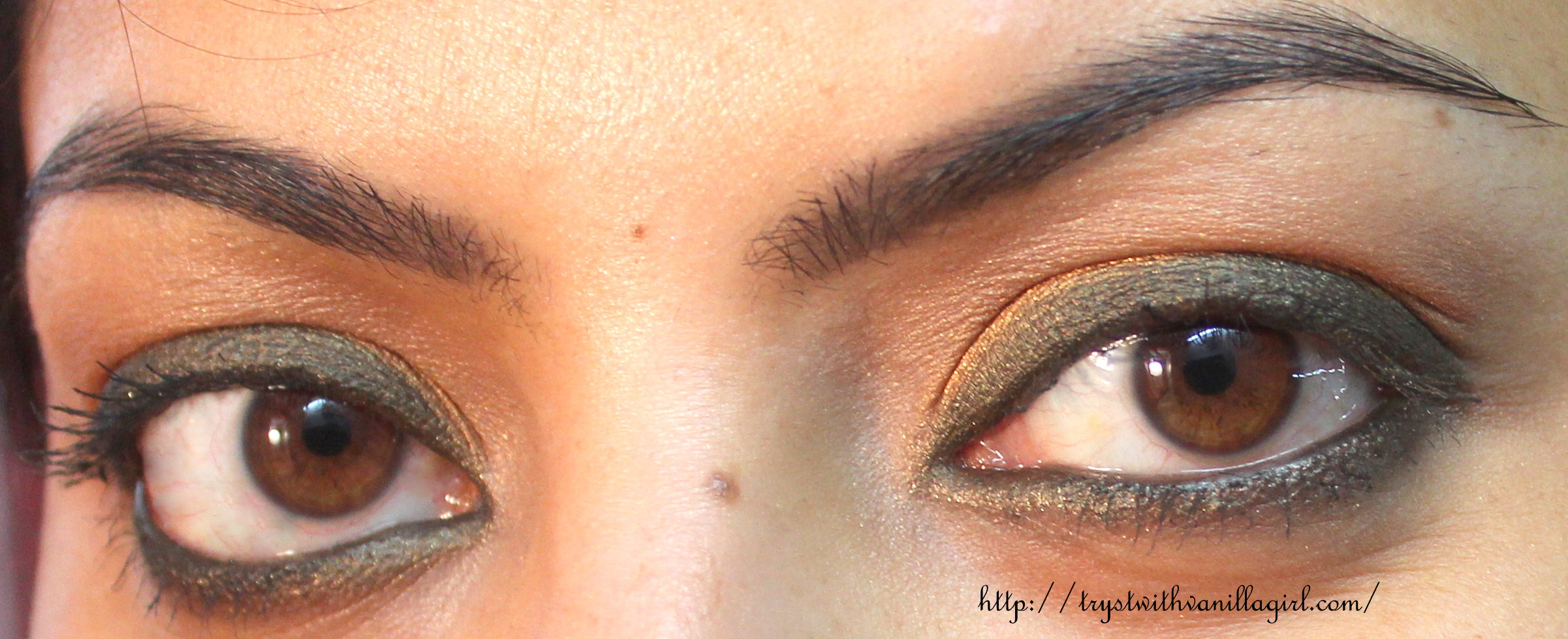 Affordable MakeUp Look,Bronze Eyeliner,Bourjois Khol and Contour 16 hr Eye pencil Bronze Raffine