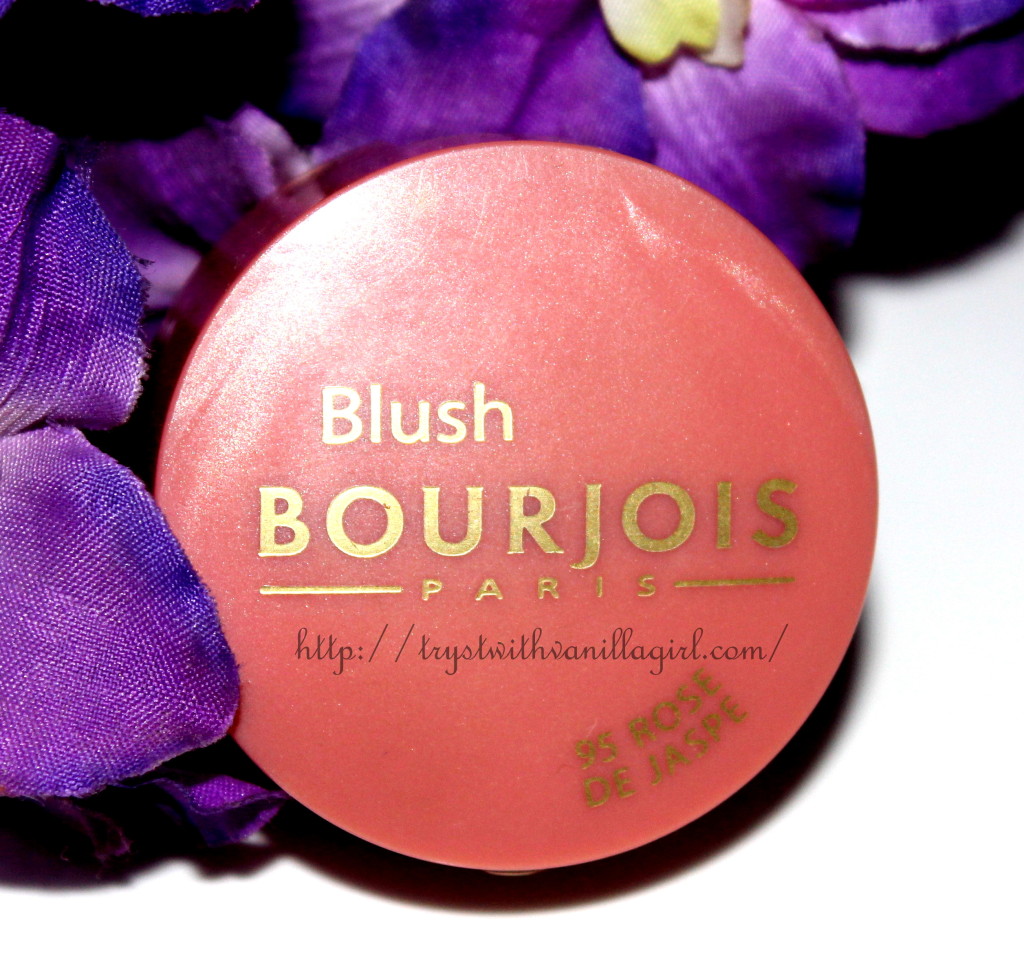 Bourjois Little Round Pot Blusher Rose De Jaspe 95 Review,Swatch,Photos