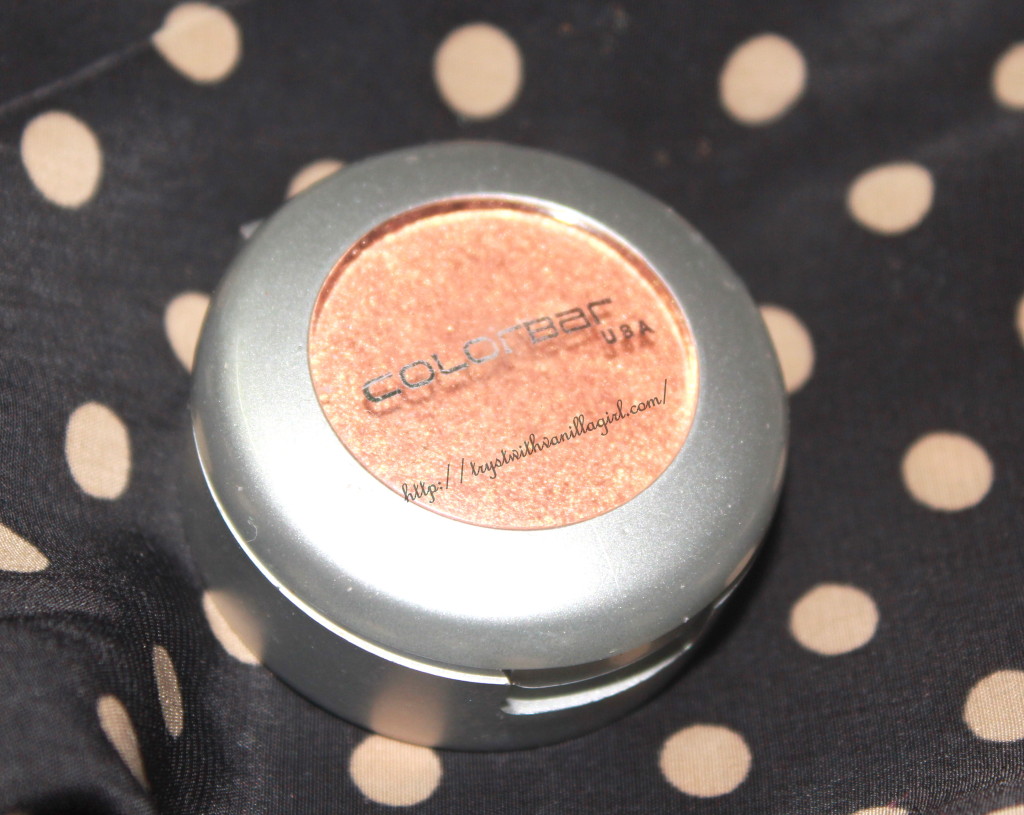 Colorbar Eye Shadow Copper Crush 002 Review,Swatch,Photos