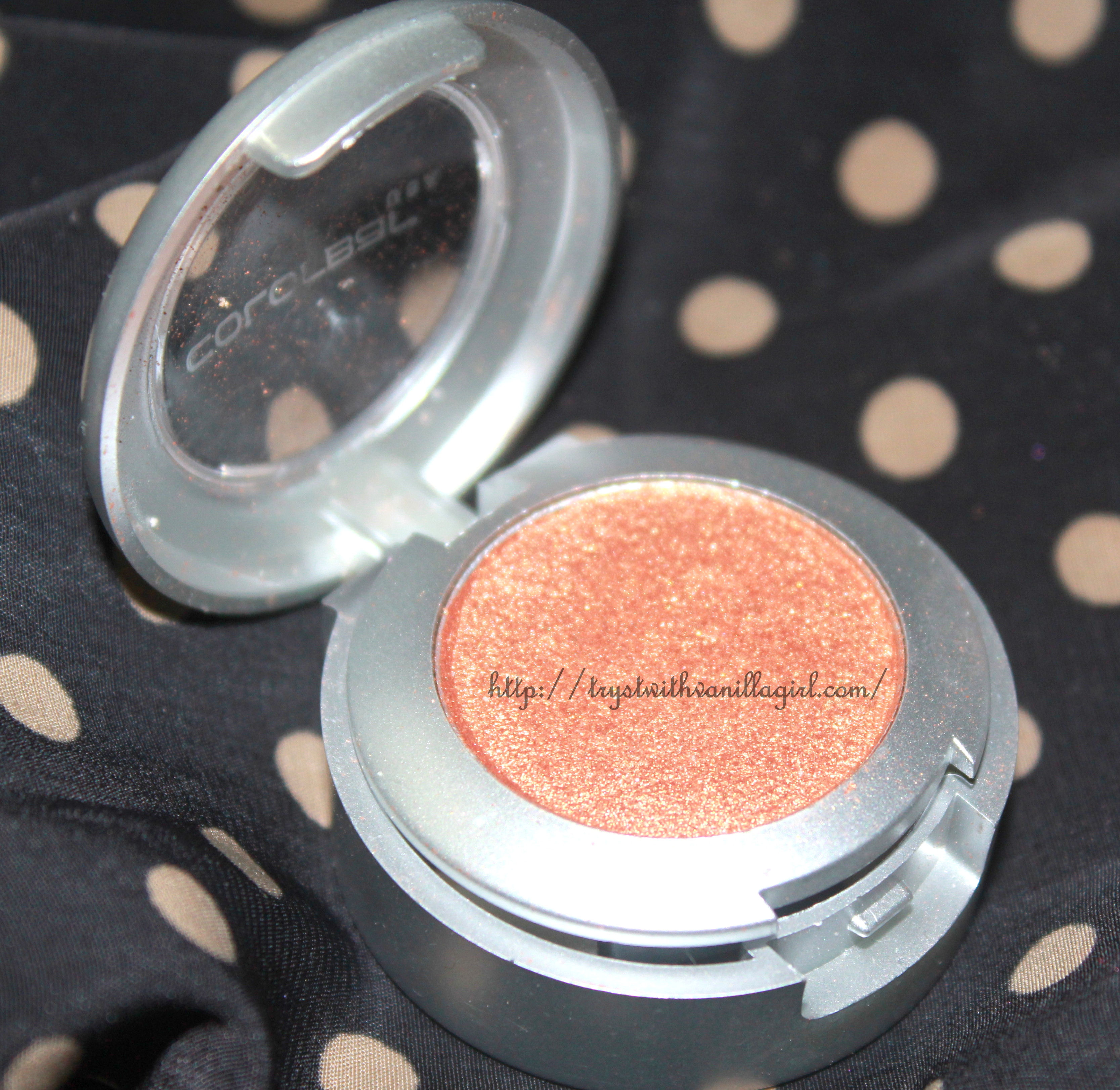 Colorbar Eye Shadow Copper Crush 02 Review,Swatch,Photos