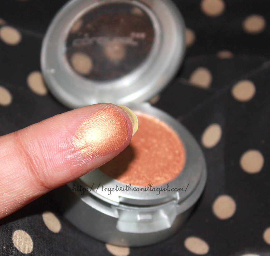 Colorbar Eye Shadow Copper Crush 002 Review,Swatch,Photos