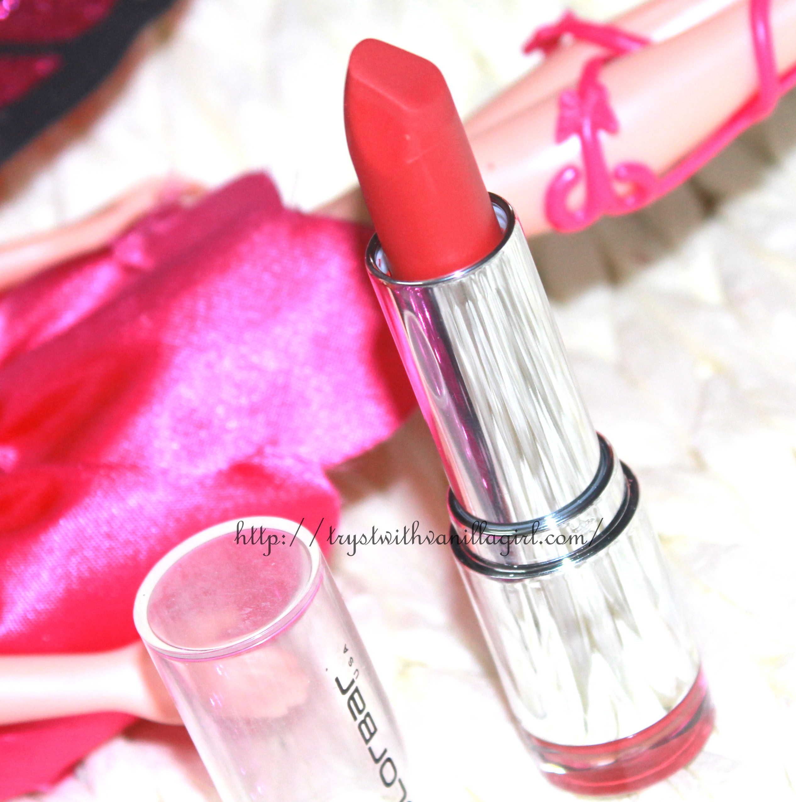 Colorbar Velvet Matte Lipstick Peach Crush Review,Swatch,Photos