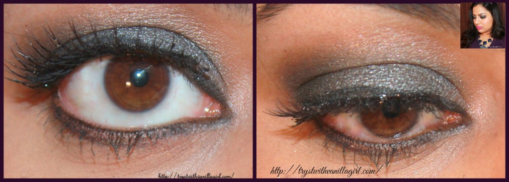 Lancome Color Sensation Eyeshadow The New Black Review,Swatch,Photos,EOTD