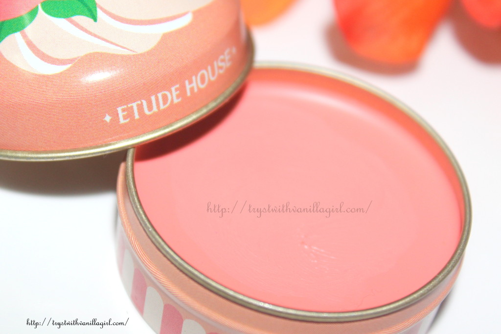 Etude House Sweet Recipe Cupcake Peach Sugar Cake Review,Swatch,Photos