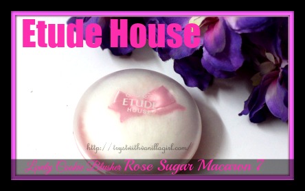 Etude House Lovely Cookie Blusher Rose Sugar Macaron 7 Review,Swatch,Photos,FOTD